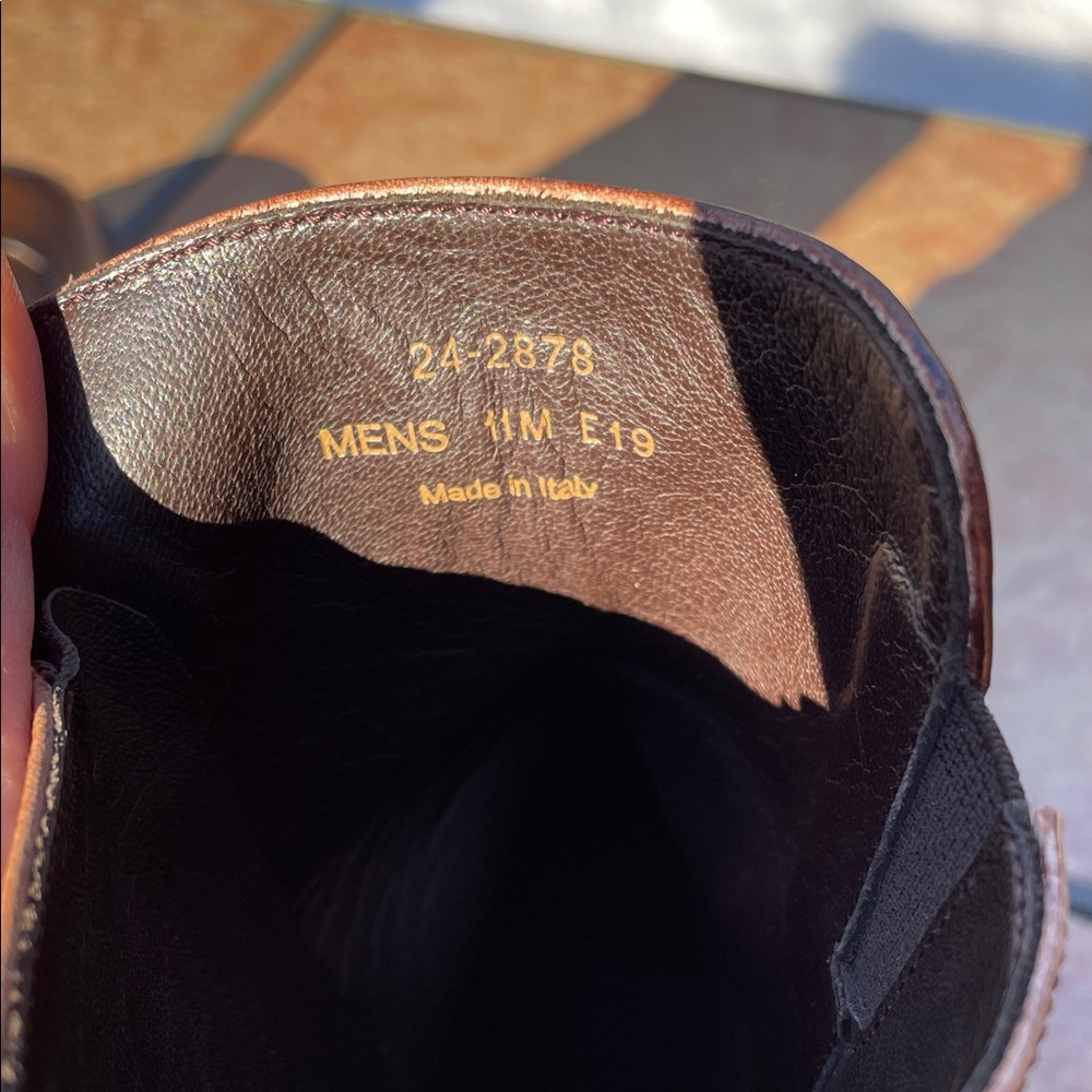 Johnston & Murphy Tan Leather ankle Boots - Picture 5 of 10